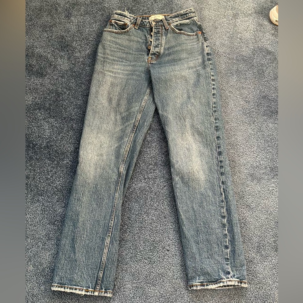 Abercrombie Distressed Dad Jeans